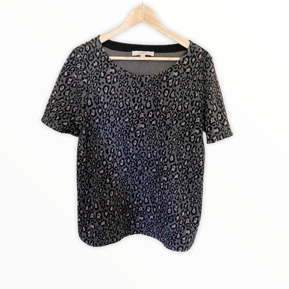 LOFT Leopard Print Blouse